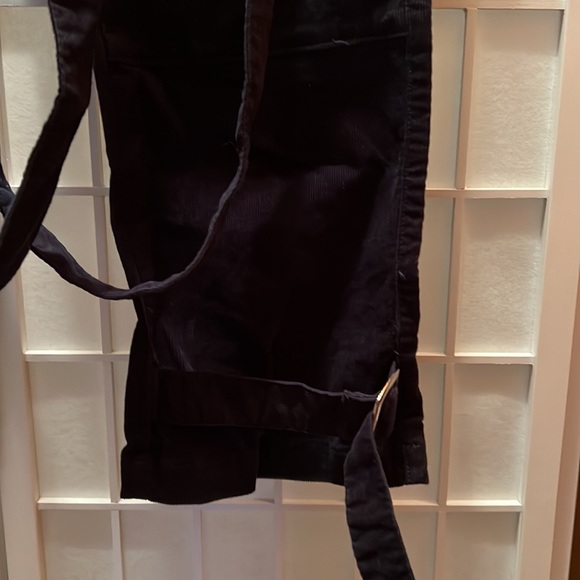 CARGO BONDAGE PANTS; Navy Corduroy, adjustable straps! - Picture 8 of 8